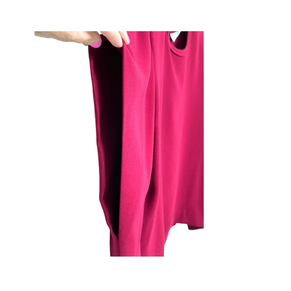 282 - IRO PARIS WINE/RED TOP WITH FEATURES - Picture 4 of 9